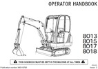 Thumbnail JCB 8013 8015 8017 8018 Operator Handbook Thumbnail JCB 8013 8015 8017 8018 Operator Handbook